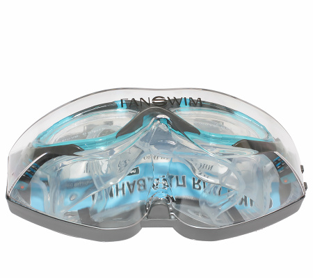 Очки для плавания FanSwim T19 (прозрачные; голубой / черный)